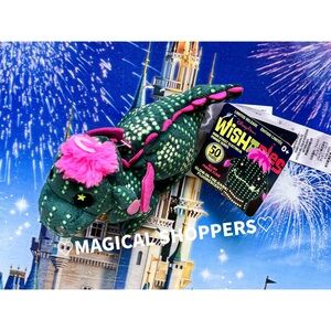 Disney Parks Main Street Electrical Parade Wishables Plush Elliott Dragon